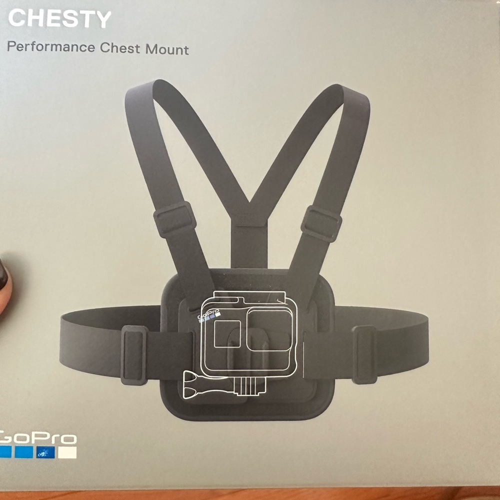 GoPro Chest Mount in black brand new in box never opened